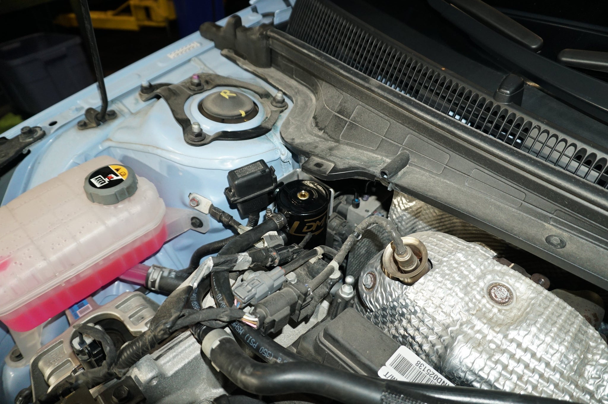 Damond Motorsports Hyundai Elantra N Stage 2 Oil Catch Can Kit available at Damond Motorsports